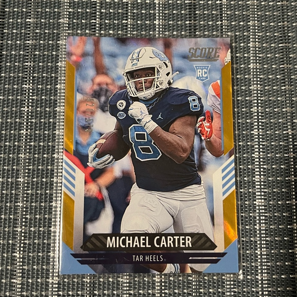 🏈 Micheal Carter Panini Score NFL Football Trading Rookie Card #316, Qty 1